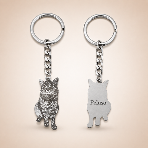 Llavero personalizado con la foto de tu mascota