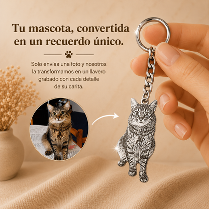 Llavero personalizado con la foto de tu mascota
